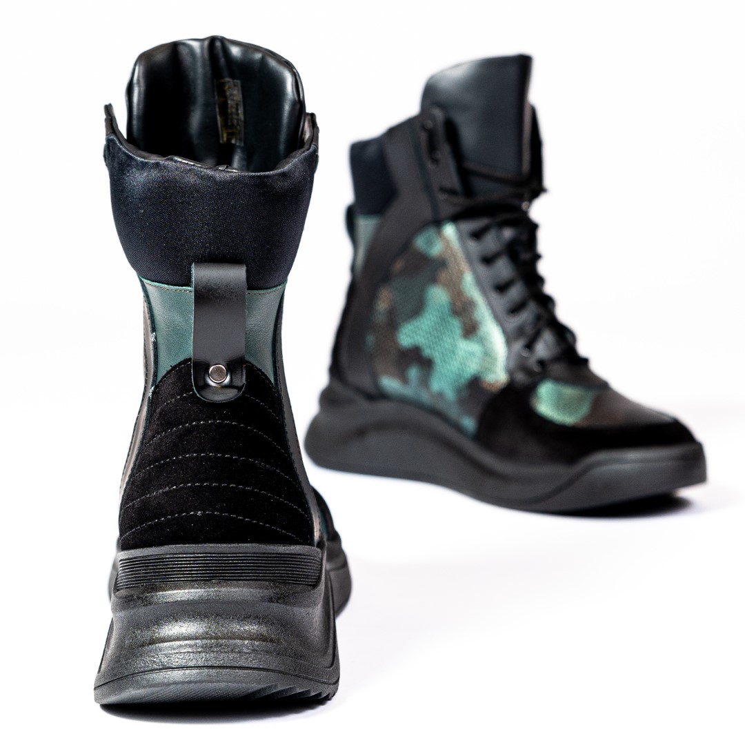 Дамски боти модел 21460 green