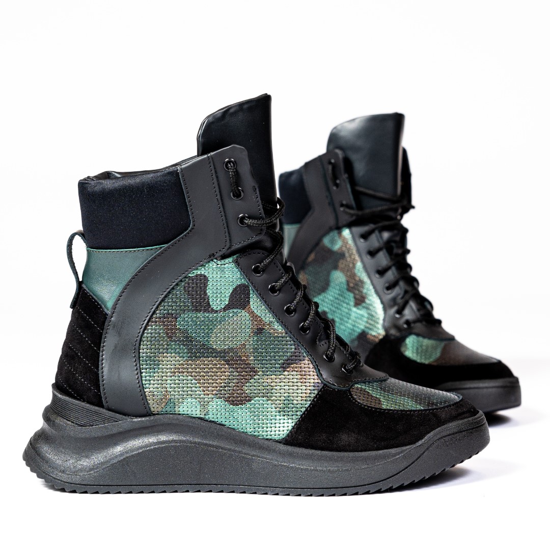 Дамски боти модел 21460 green